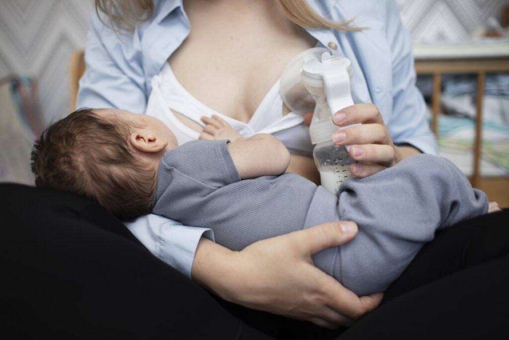 mom-gently-breast-feeding-her-child