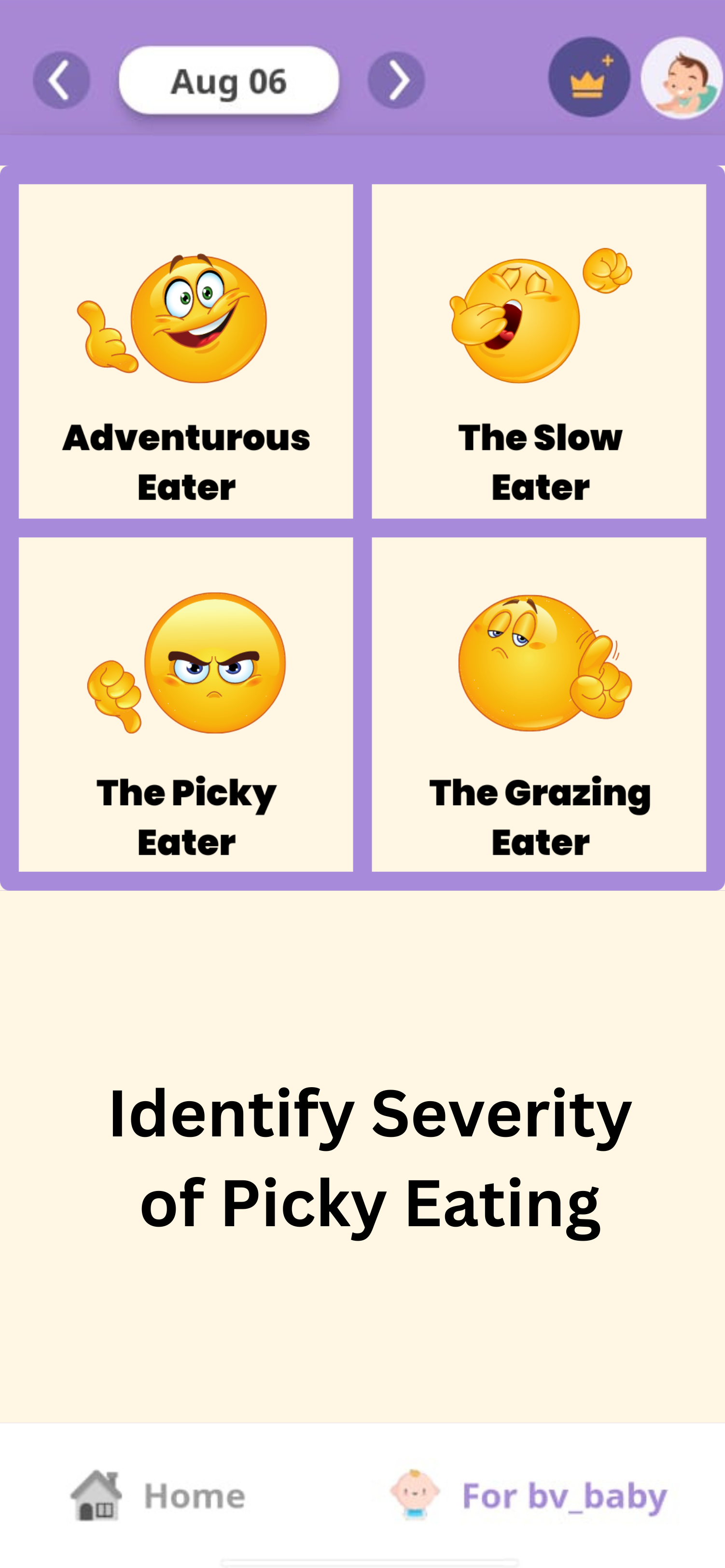 Picky Eating quiz